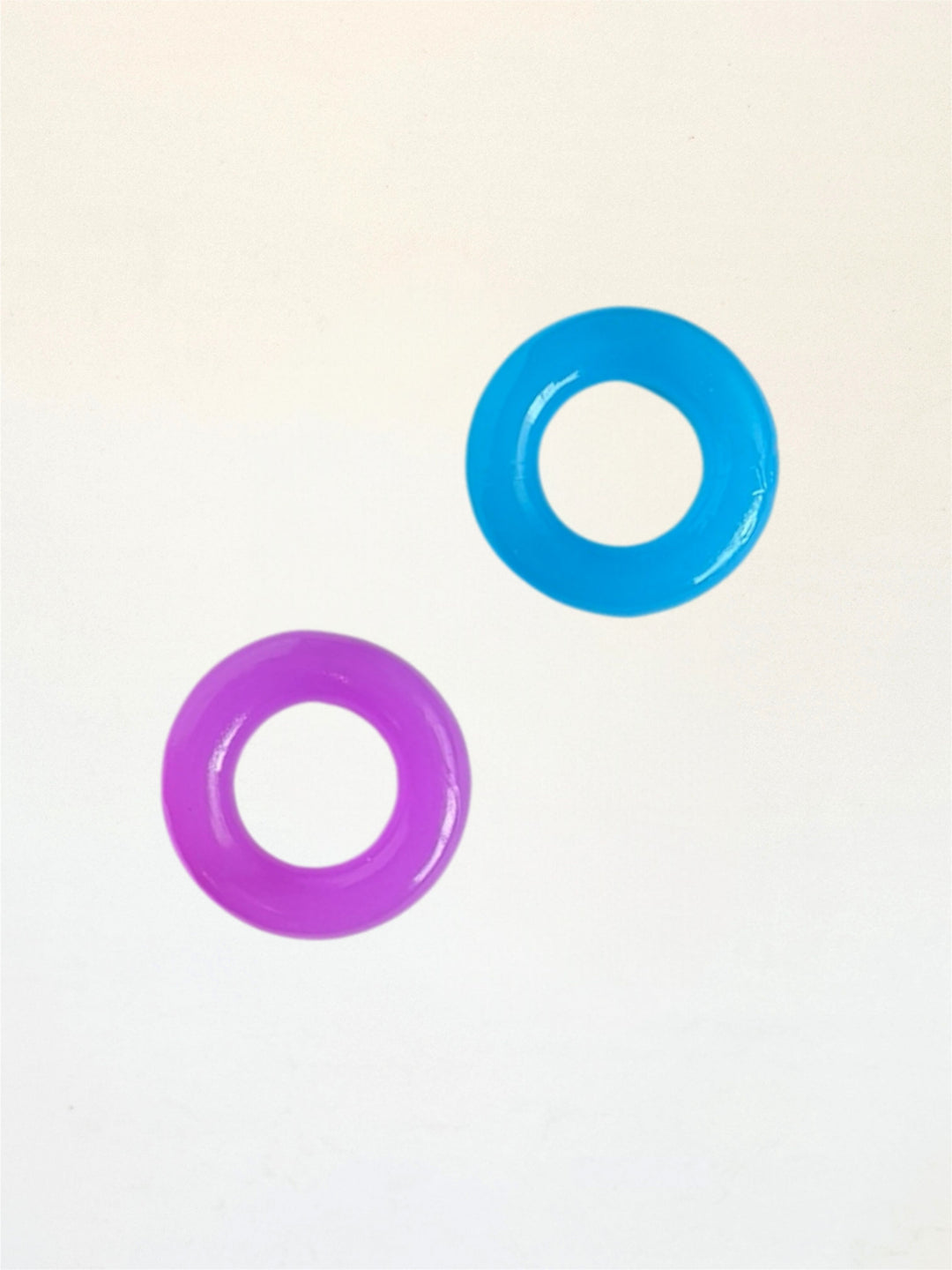 Donut rings fluorescent | paquete de 3 anillos fluorescentes