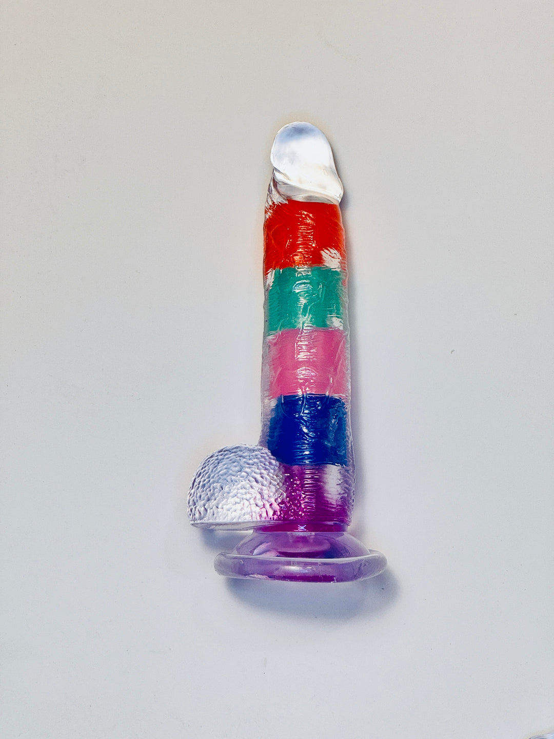 Rainbow | Dildo con ventosa fluorescente