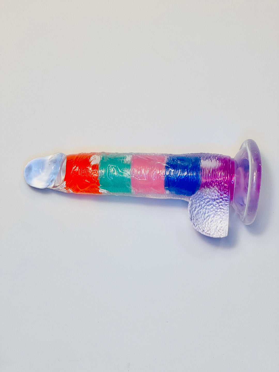 Rainbow | Dildo con ventosa fluorescente