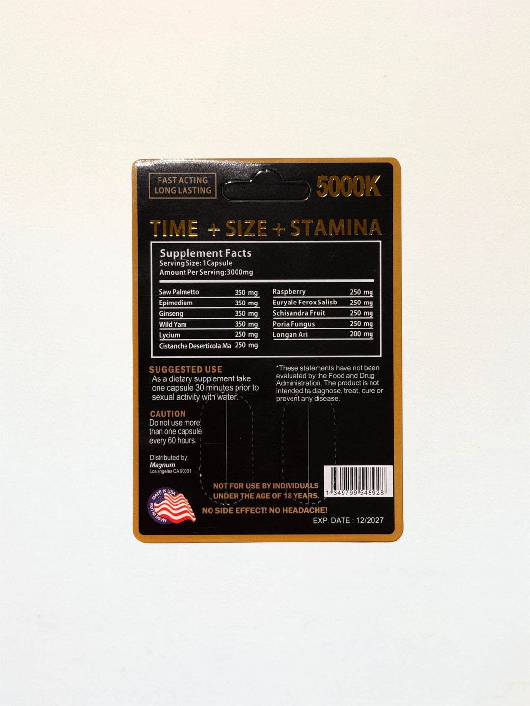 Magnum 5000 K | double Pilll vigorizante