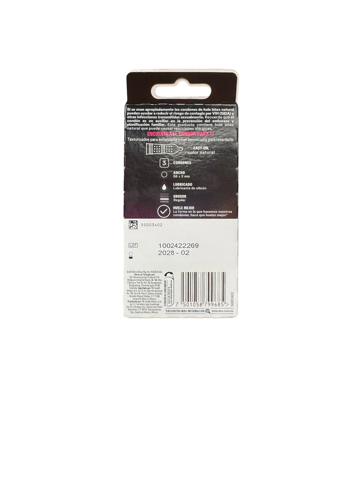 Sico® Clímax Mutuo | condones texturizados y retardante