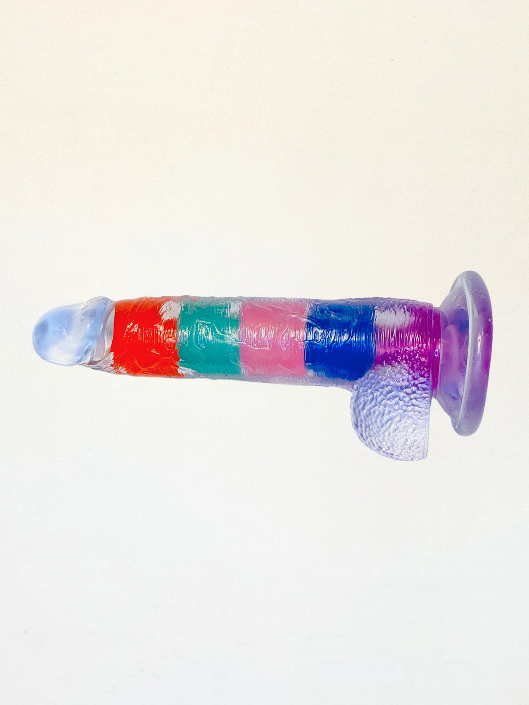 Rainbow | Dildo con ventosa fluorescente