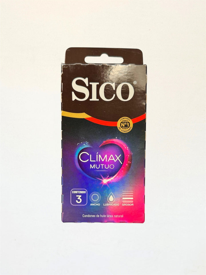 Sico® Clímax Mutuo | condones texturizados y retardante