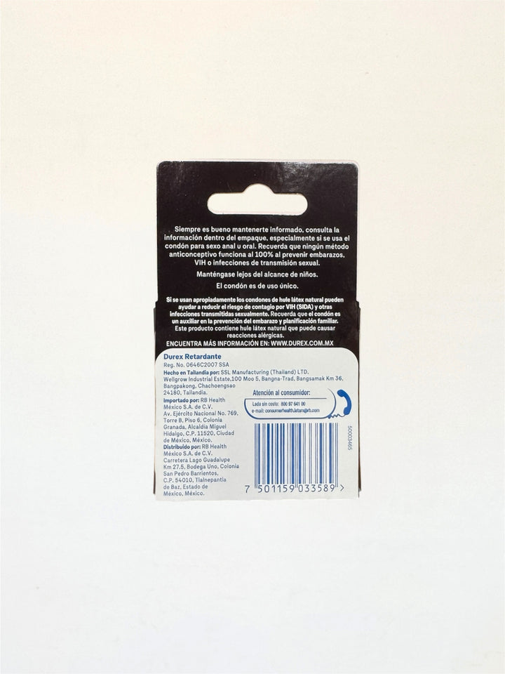 Durex® Retardante | condones placer prolongado